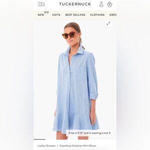 Tuckernuck Chambray Callahan Shirt Dress